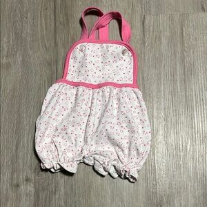 Pink and White Baby Romper